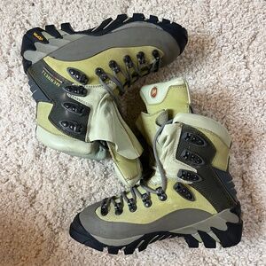 Light Green Merrell Continuum Hiking Boots